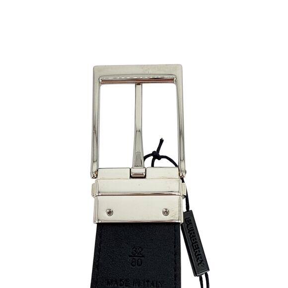 BURBERRY Louis 35mm Reversible Buckle Giant Check E-Canvas Belt 80|32 - Picture 11 of 13